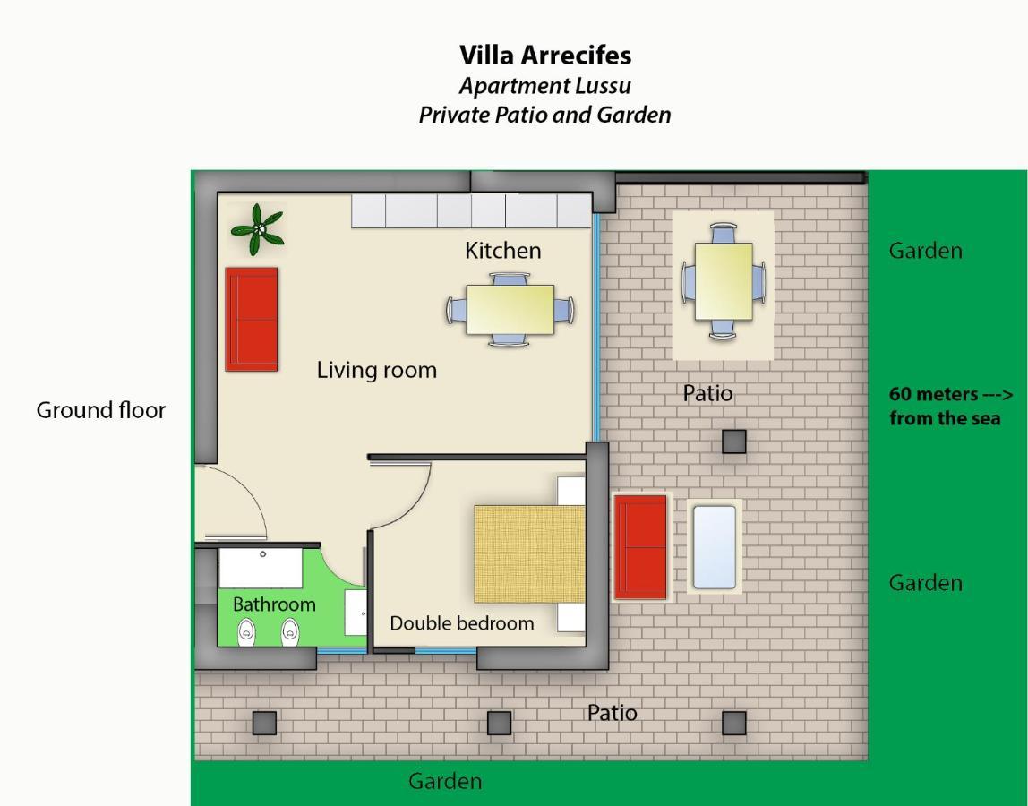 Villa Arrecifes Фертилия Экстерьер фото